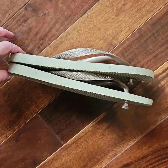 Havaianas Cheetah Leopard Flip Flop Thong Sandals Women’s size 11/12 - Picture 6 of 10